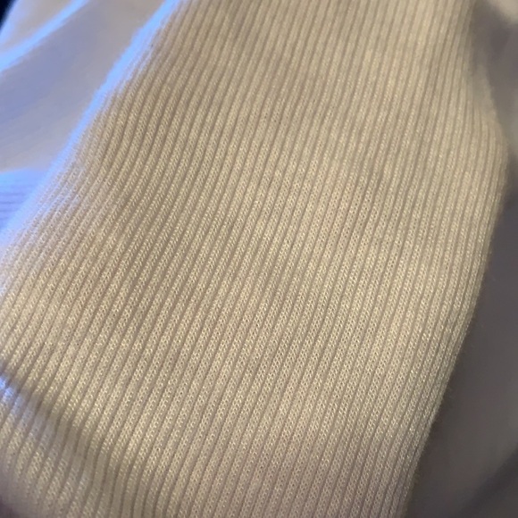 Free People white scoop neck long sleeve ribbed swing tunic length top, small - Picture 5 of 12